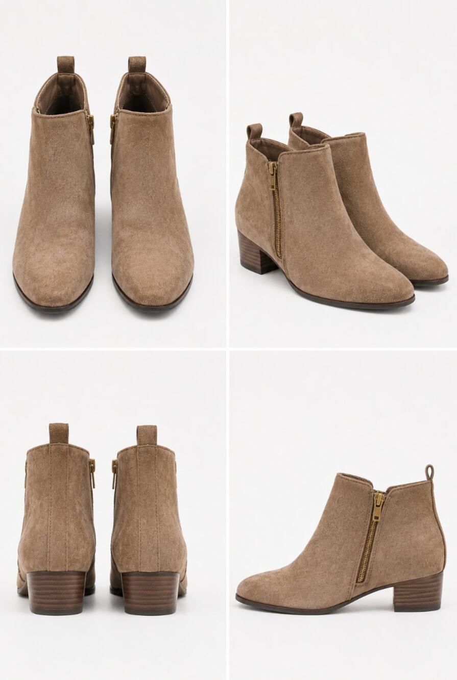 Pierre Dumas Booties Brown Size 11 Double Side Zipper Ankle High Western Booties
